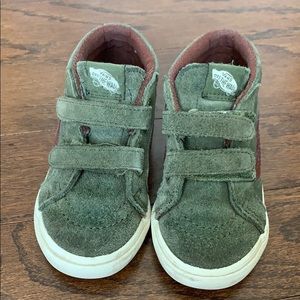 Vans Toddler shoes high tops sz 8 used